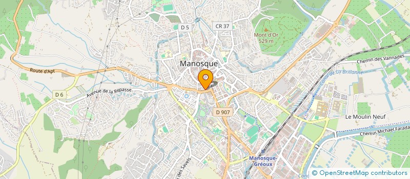 localisation de l'entreprise MADAME HELENE DI MAMBRO à MANOSQUE