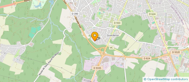 localisation de l'entreprise MADAME HELENE DIAZ  HAUT-MAUCO