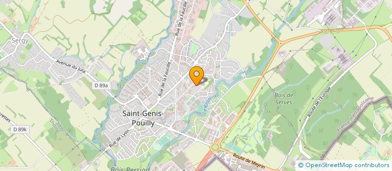 localisation de l'entreprise MADAME HELENE DIEUDONNE à SAINT-GENIS-POUILLY