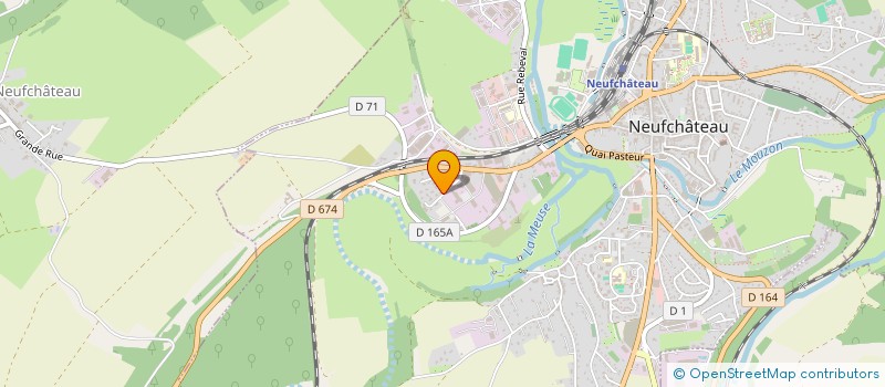 localisation de l'entreprise MADAME HELENE DIEULIN  NEUFCHATEAU