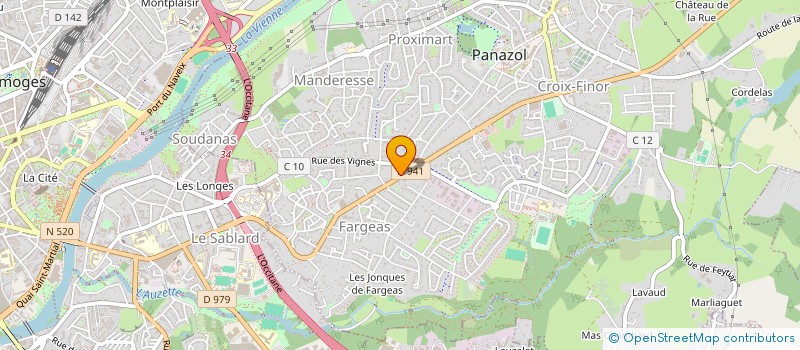 localisation de l'entreprise MADAME HELENE DIEVART  PANAZOL