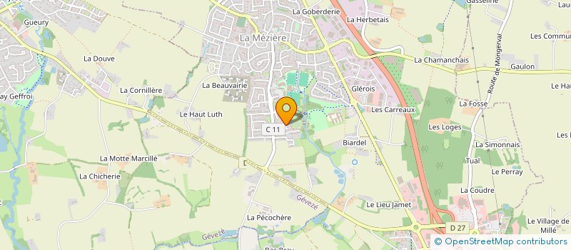 localisation de l'entreprise MADAME HELENE DILET  LA MEZIERE