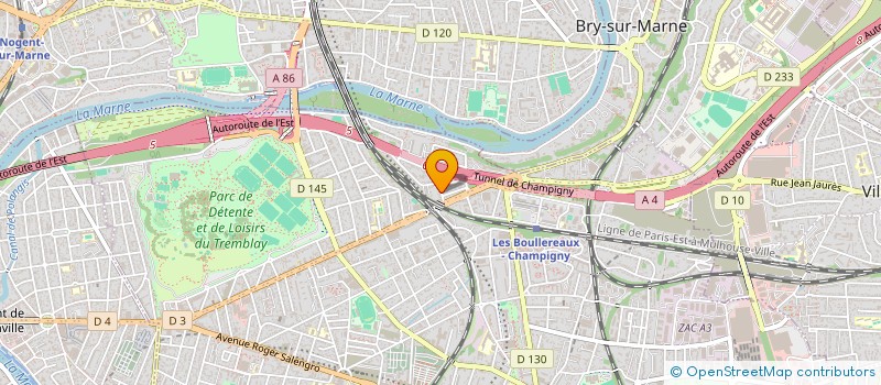 localisation de l'entreprise MADAME HELENE DINERSTEIN à CHAMPIGNY-SUR-MARNE