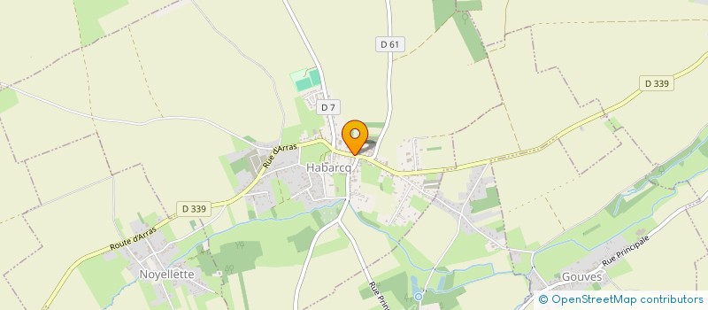 localisation de l'entreprise MADAME HELENE DIONET  HABARCQ