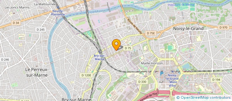 localisation de l'entreprise MADAME HELENE DIOT  NOISY-LE-GRAND