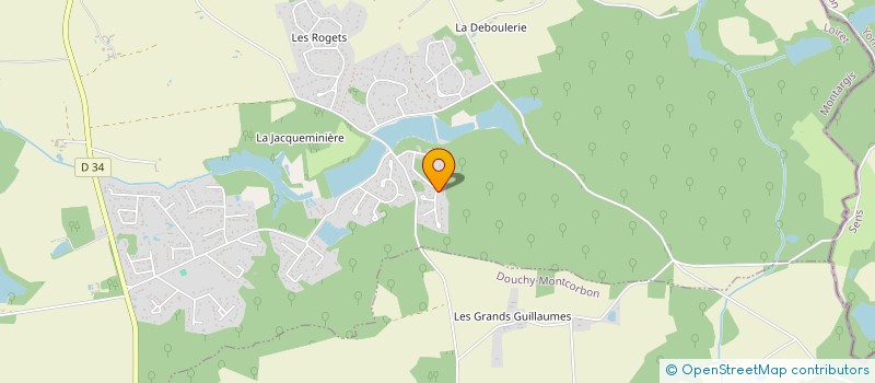 localisation de l'entreprise MADAME HELENE DOLIN à COURTENAY