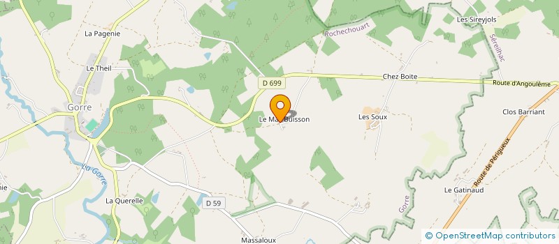 localisation de l'entreprise MADAME HELENE DOREMUS à GORRE