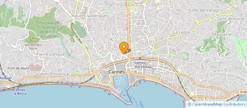 localisation de l'entreprise MADAME HELENE DOUAGI à CANNES