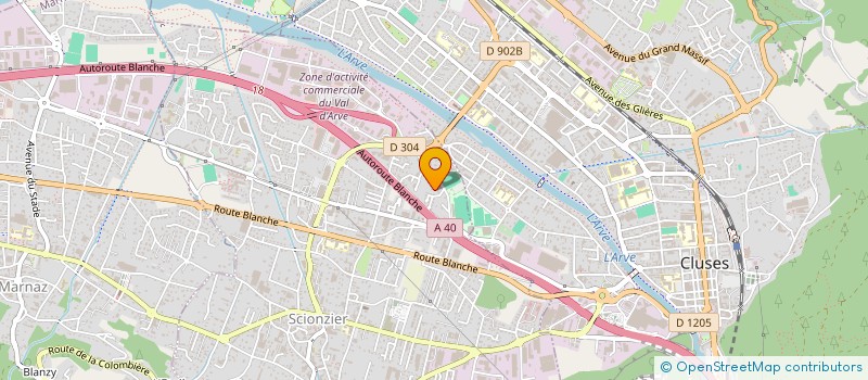 localisation de l'entreprise MADAME HELENE DOUME  SCIONZIER