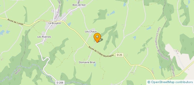 localisation de l'entreprise MADAME HELENE DRIFFORD  SAINT-CHRISTOPHE-EN-BOURBONNAIS