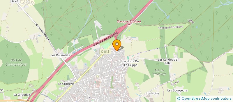 localisation de l'entreprise MADAME HELENE DRONNEAU  THORIGNE-FOUILLARD