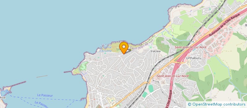 localisation de l'entreprise MADAME HELENE DRUVERT à SAINT-JEAN-DE-LUZ