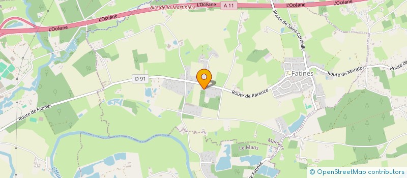 localisation de l'entreprise MADAME HELENE DU GRAND PLACITRE  FATINES