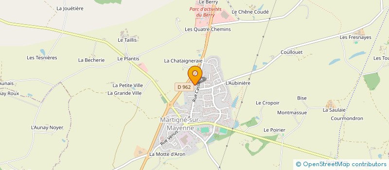 localisation de l'entreprise MADAME HELENE DUBOIS  MARTIGNE-SUR-MAYENNE