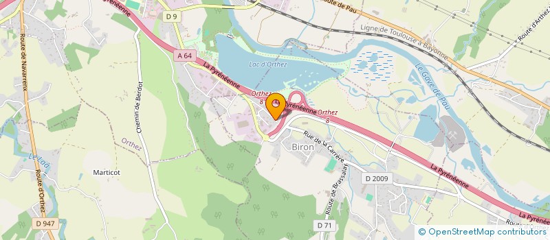 localisation de l'entreprise MADAME HELENE DUBOY  BIRON