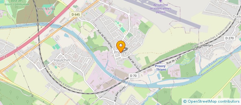 localisation de l'entreprise MADAME HELENE DUBUISSEZ à PROUVY