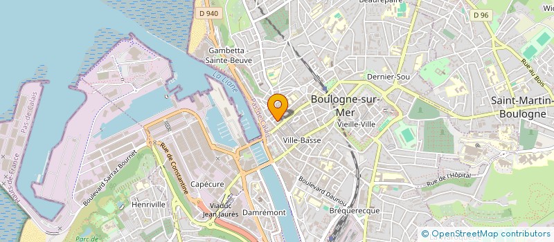 localisation de l'entreprise MADAME HELENE DUCAMP à BOULOGNE SUR MER