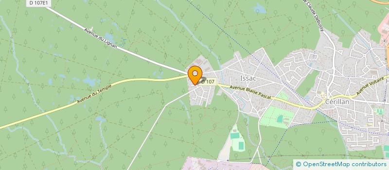 localisation de l'entreprise MADAME HELENE DUCASSE  SAINT-MEDARD-EN-JALLES