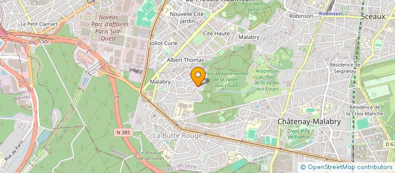 localisation de l'entreprise MADAME HELENE DUCATE à CHATENAY-MALABRY