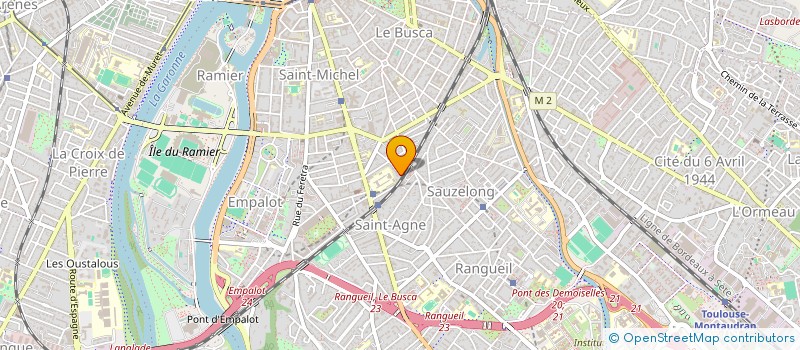 localisation de l'entreprise MADAME HELENE DUCOBU  TOULOUSE
