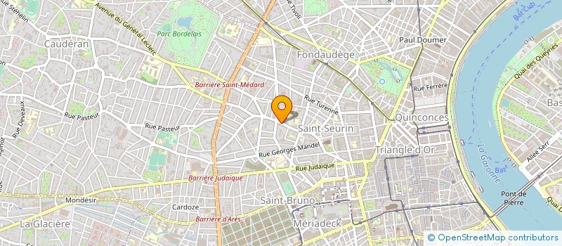 localisation de l'entreprise MADAME HELENE DUCROS à BORDEAUX