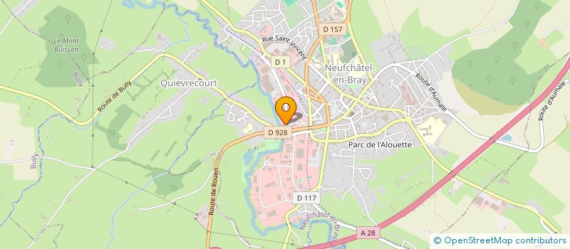 localisation de l'entreprise MADAME HELENE DUCROTTE  NEUFCHATEL-EN-BRAY