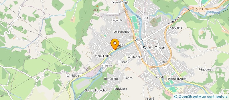 localisation de l'entreprise MADAME HELENE DUENAS à SAINT-GIRONS