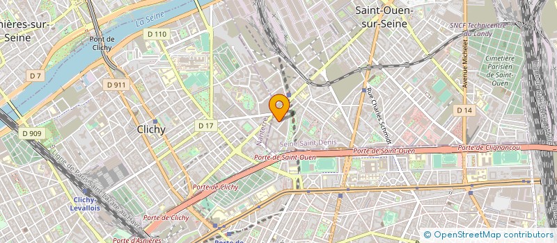localisation de l'entreprise MADAME HELENE DUFFIEUX à SAINT-OUEN-SUR-SEINE