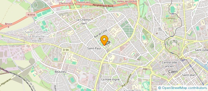 localisation de l'entreprise MADAME HELENE DUGUAY à CAEN