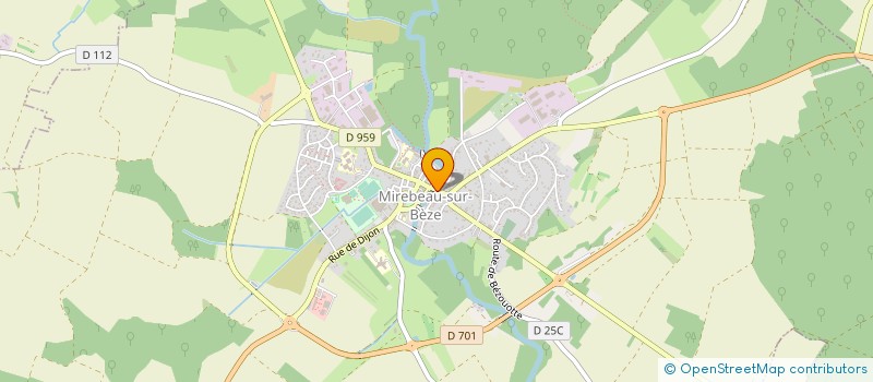localisation de l'entreprise MADAME HELENE DUHAULT à MIREBEAU-SUR-BEZE
