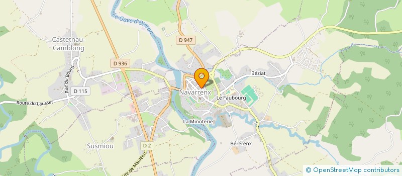 localisation de l'entreprise MADAME HELENE DUHIEU à NAVARRENX