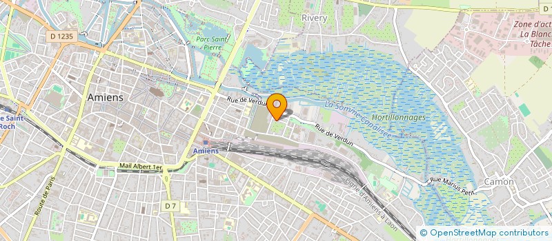 localisation de l'entreprise MADAME HELENE DULONGPONT  AMIENS