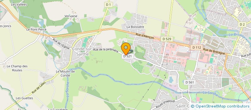 localisation de l'entreprise MADAME HELENE DUMESNIL à CONDE-SUR-SARTHE