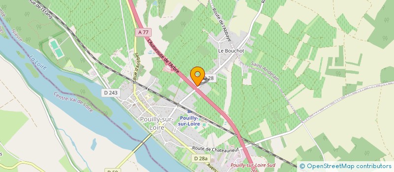 localisation de l'entreprise MADAME HELENE DUMONT à TRACY-SUR-LOIRE