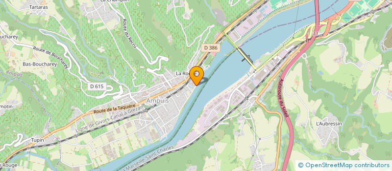 localisation de l'entreprise MADAME HELENE DUMORTIER  AMPUIS