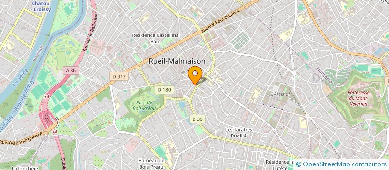 localisation de l'entreprise MADAME HELENE DUPARC à RUEIL MALMAISON