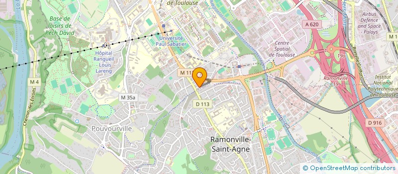 localisation de l'entreprise MADAME HELENE DUPONT à TOULOUSE