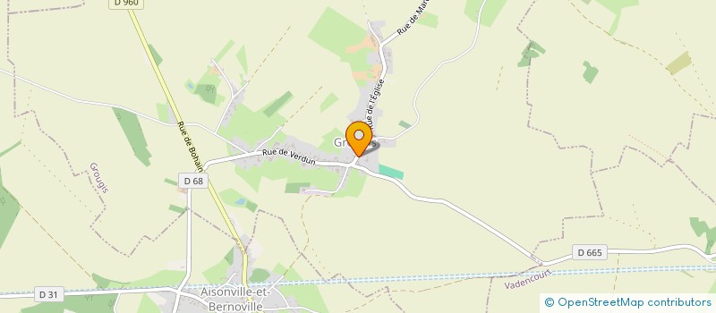 localisation de l'entreprise MADAME HELENE DUPONT  RIBEAUVILLE