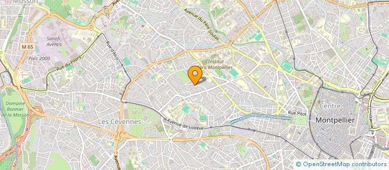 localisation de l'entreprise MADAME HELENE DUPOUY à MONTPELLIER