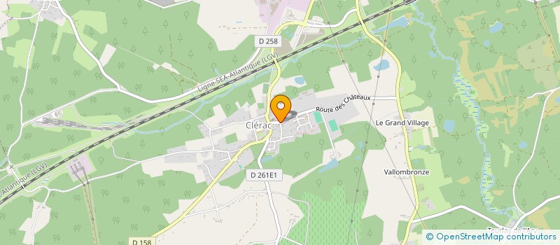 localisation de l'entreprise MADAME HELENE DURAND  CLERAC