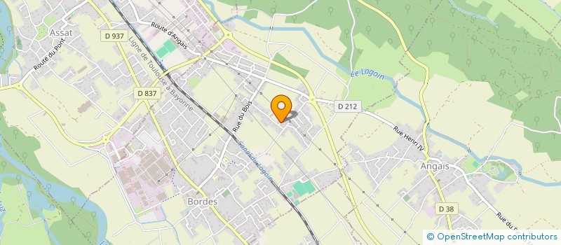 localisation de l'entreprise MADAME HELENE DURAND  ANGAIS