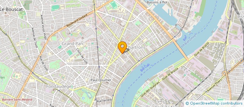 localisation de l'entreprise MADAME HELENE DUSSILLOL  BORDEAUX