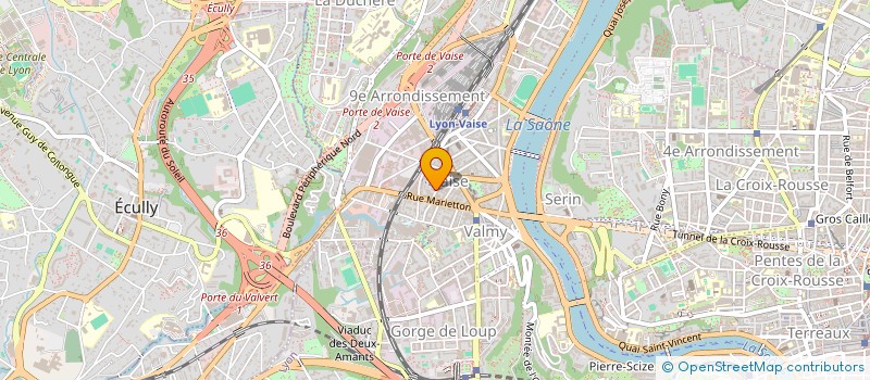 localisation de l'entreprise MADAME HELENE DYONNET  LYON