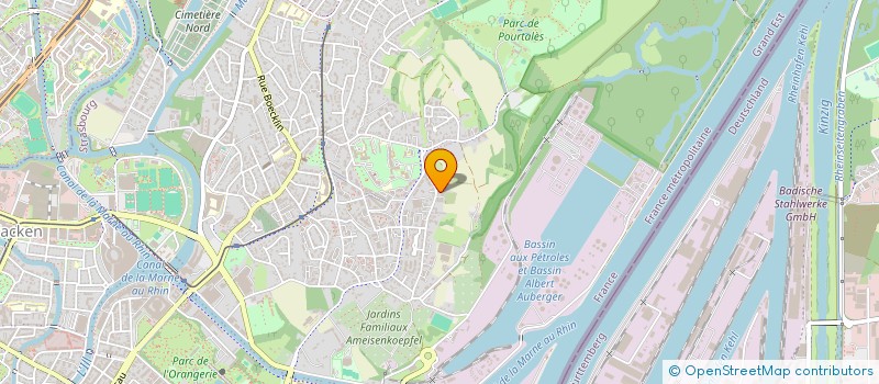 localisation de l'entreprise MADAME HELENE EDEL  STRASBOURG