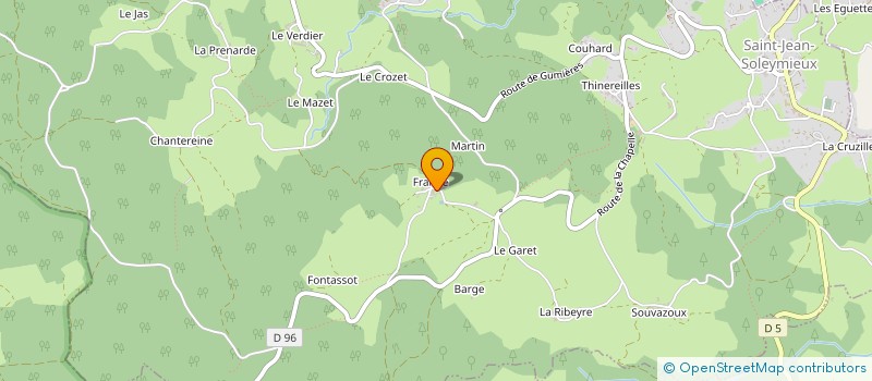 localisation de l'entreprise MADAME HELENE EGELS  SAINT-JEAN-SOLEYMIEUX