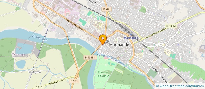 localisation de l'entreprise MADAME HELENE EISENBERG  MARMANDE