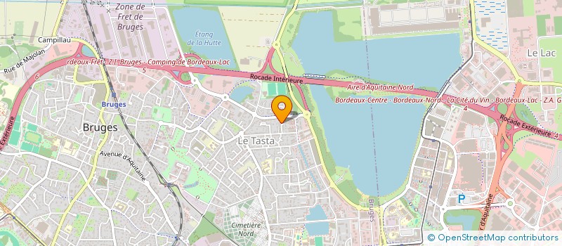 localisation de l'entreprise MADAME HELENE EMILY  BRUGES