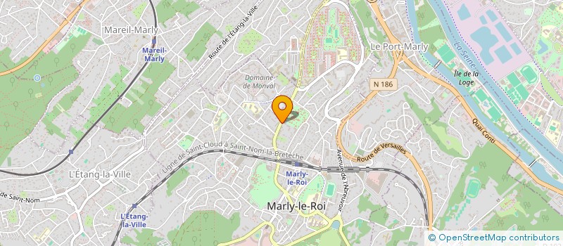 localisation de l'entreprise MADAME HELENE   EMMANUELLE GOSSET  MARLY-LE-ROI