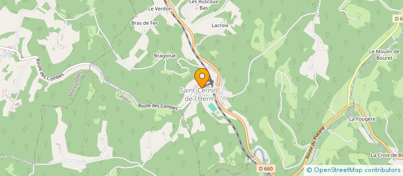 localisation de l'entreprise MADAME HELENE ESCALIER  VILLEFRANCHE-DU-PERIGORD