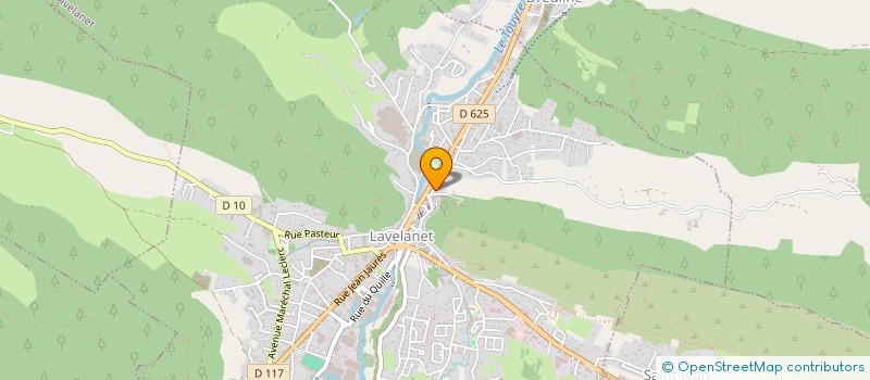 localisation de l'entreprise MADAME HELENE ESCANDE à LAVELANET